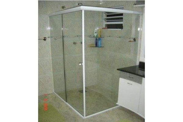 Box de vidro Incolor Sob Medida (altura padrão 1,90m)